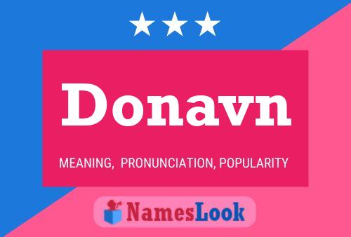 Póster del nombre Donavn