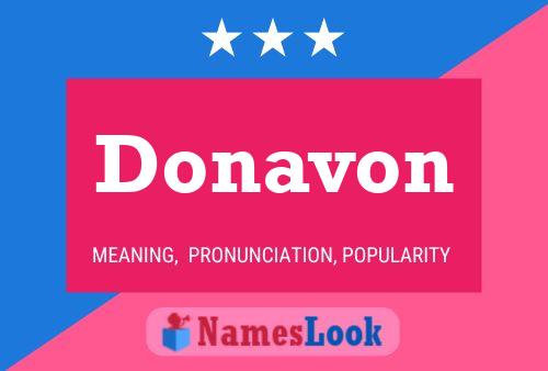 Póster del nombre Donavon