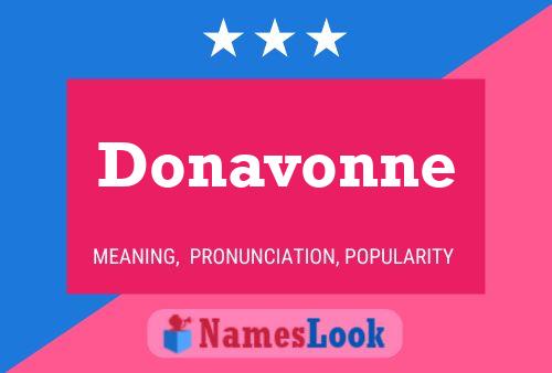 Póster del nombre Donavonne