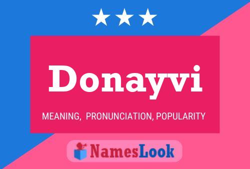 Póster del nombre Donayvi