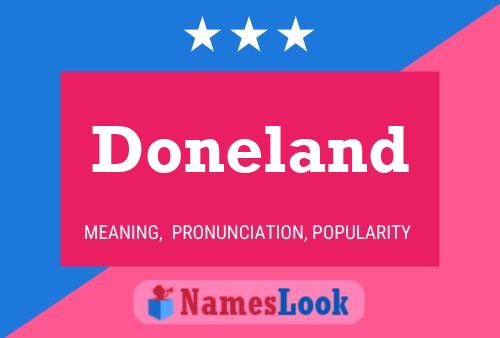 Póster del nombre Doneland