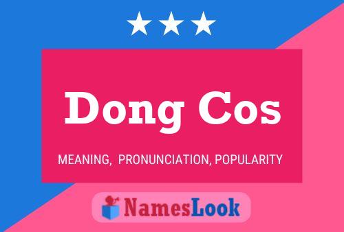 Póster del nombre Dong Cos