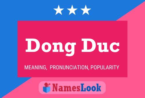 Póster del nombre Dong Duc