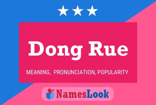 Póster del nombre Dong Rue