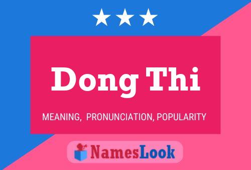 Póster del nombre Dong Thi