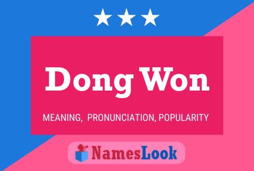 Póster del nombre Dong Won