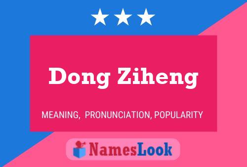 Póster del nombre Dong Ziheng