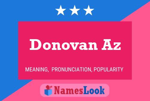 Póster del nombre Donovan Az