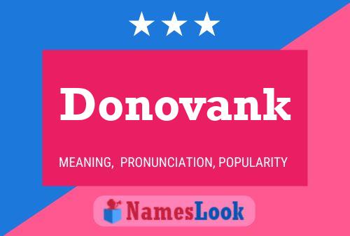 Póster del nombre Donovank