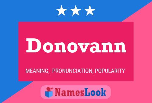 Póster del nombre Donovann