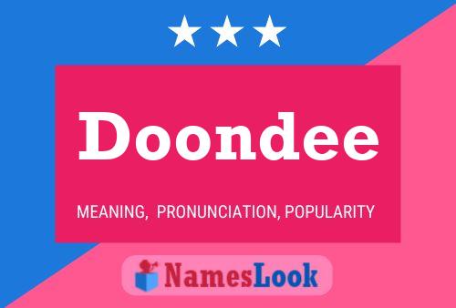 Póster del nombre Doondee