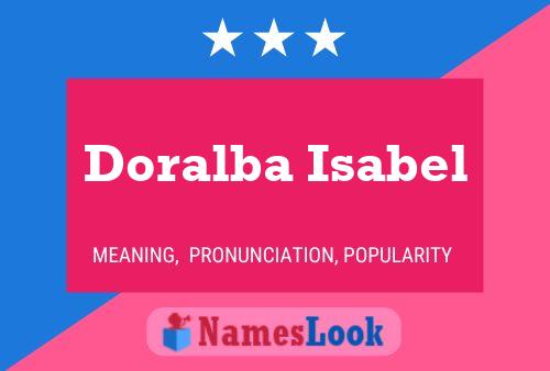 Póster del nombre Doralba Isabel