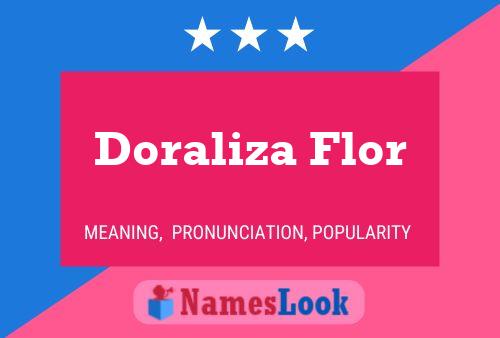 Póster del nombre Doraliza Flor