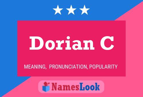 Póster del nombre Dorian C