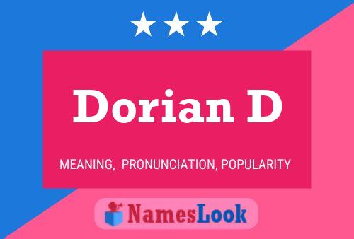 Póster del nombre Dorian D