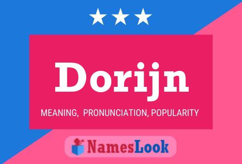 Póster del nombre Dorijn