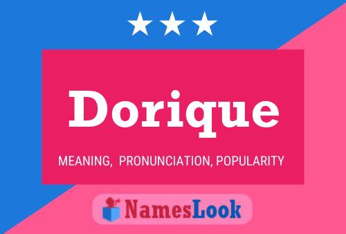 Póster del nombre Dorique