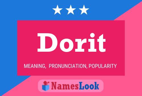 Póster del nombre Dorit