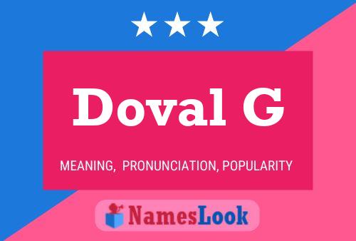 Póster del nombre Doval G