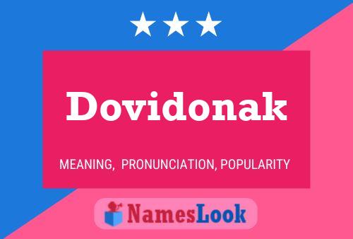 Póster del nombre Dovidonak