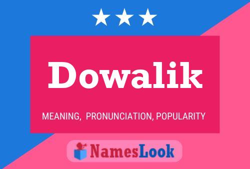 Póster del nombre Dowalik