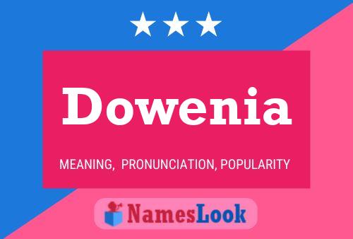 Póster del nombre Dowenia