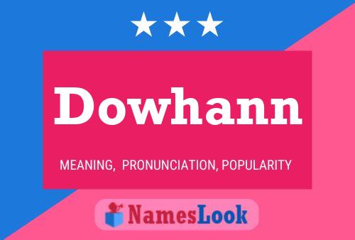 Póster del nombre Dowhann