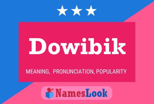 Póster del nombre Dowibik