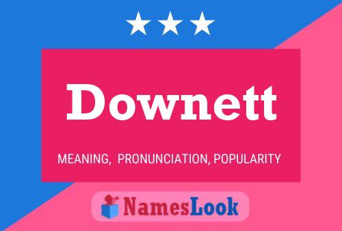 Póster del nombre Downett