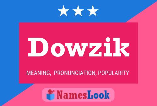 Póster del nombre Dowzik