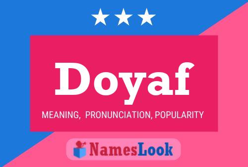 Póster del nombre Doyaf