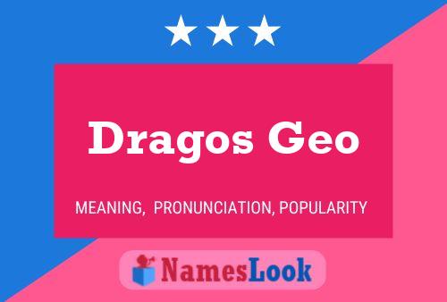 Póster del nombre Dragos Geo