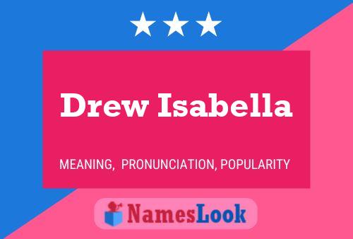 Póster del nombre Drew Isabella