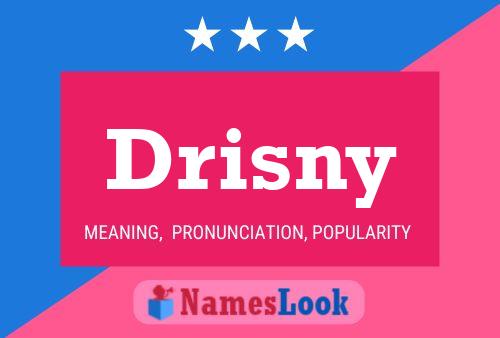 Póster del nombre Drisny