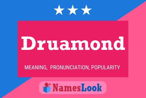 Póster del nombre Druamond