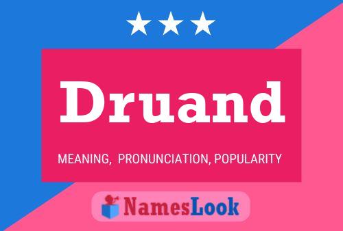 Póster del nombre Druand