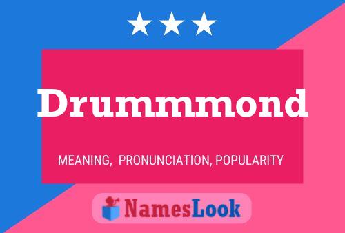 Póster del nombre Drummmond