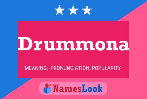 Póster del nombre Drummona