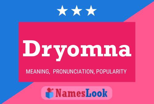 Póster del nombre Dryomna