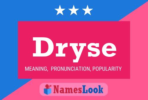 Póster del nombre Dryse