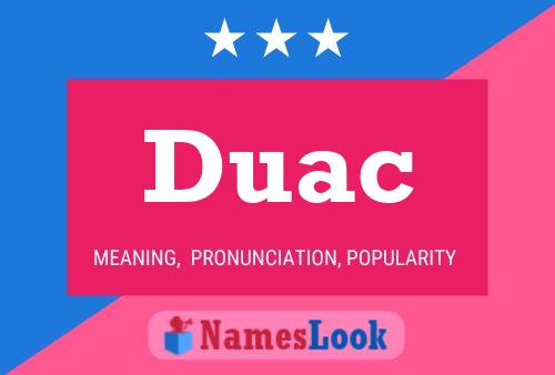 Póster del nombre Duac