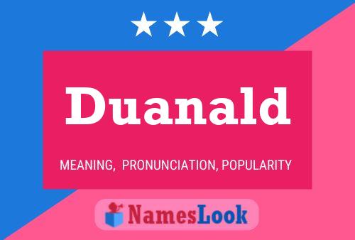 Póster del nombre Duanald