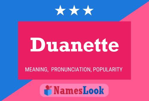 Póster del nombre Duanette