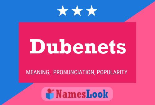 Póster del nombre Dubenets