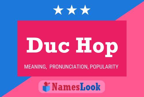 Póster del nombre Duc Hop