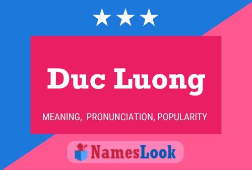 Póster del nombre Duc Luong