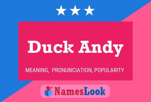 Póster del nombre Duck Andy