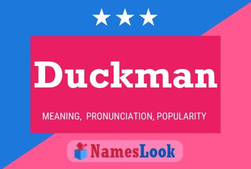 Póster del nombre Duckman