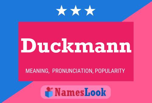 Póster del nombre Duckmann