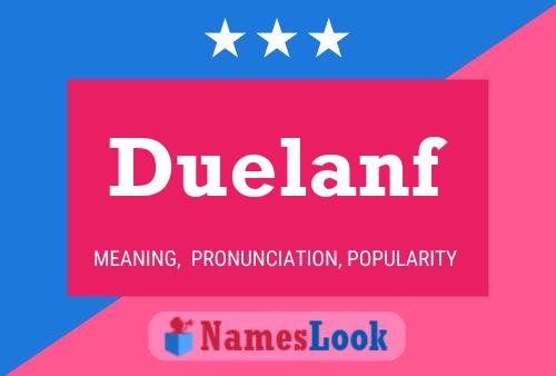 Póster del nombre Duelanf